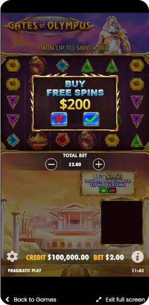 Gates of Olympus bonus free bonus buy