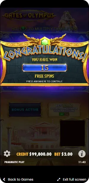 Game slot Gates of Olympus max win - Win