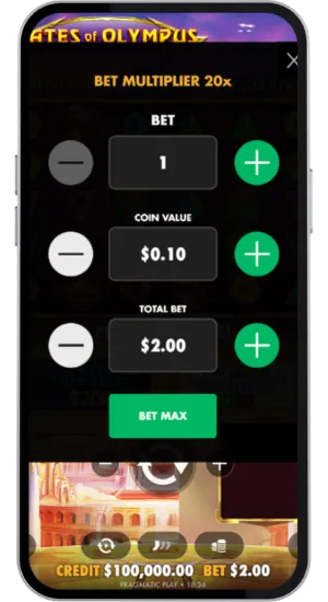 Gates of Olympus online real money set your stake
